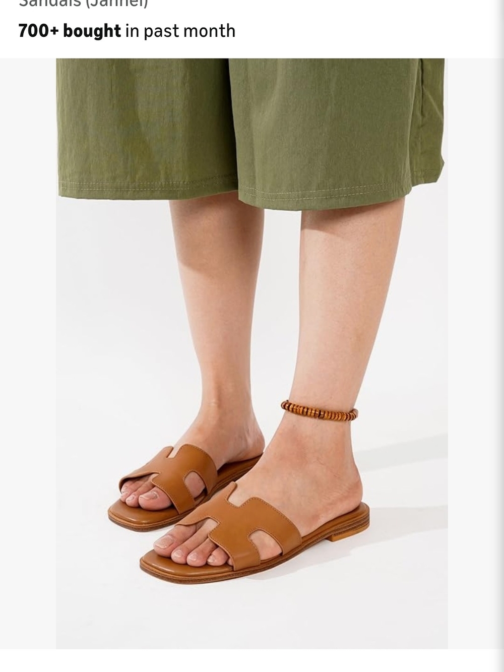 Project Cloud Tan Slide Sandals for Women - Picture 9 of 12